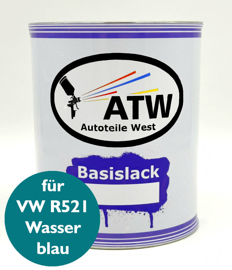 Autolack für VW R521 Wasserblau